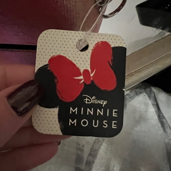 RARE Pink Minnie Mouse Disney Princess Jewelry Box with Zipper NEW! - Picture 5 of 6